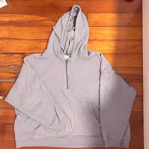 dusty blue American eagle hoodie